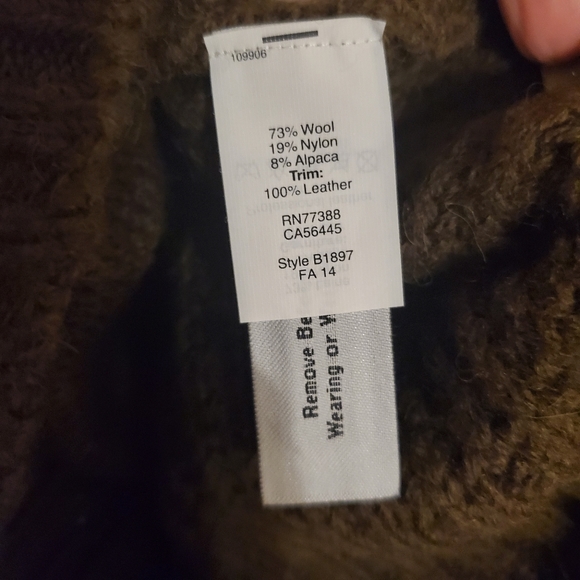 Madewell Uphill Olive Green Ribbed Sweater - Picture 4 of 8